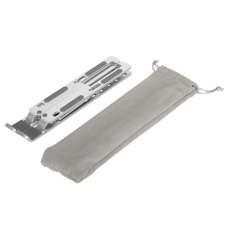 Targus - Targus Laptop/Tablet Portable Stand Ergonomic Aluminum Fits 10 - 15in Screens Foldable with Pouch - Silver