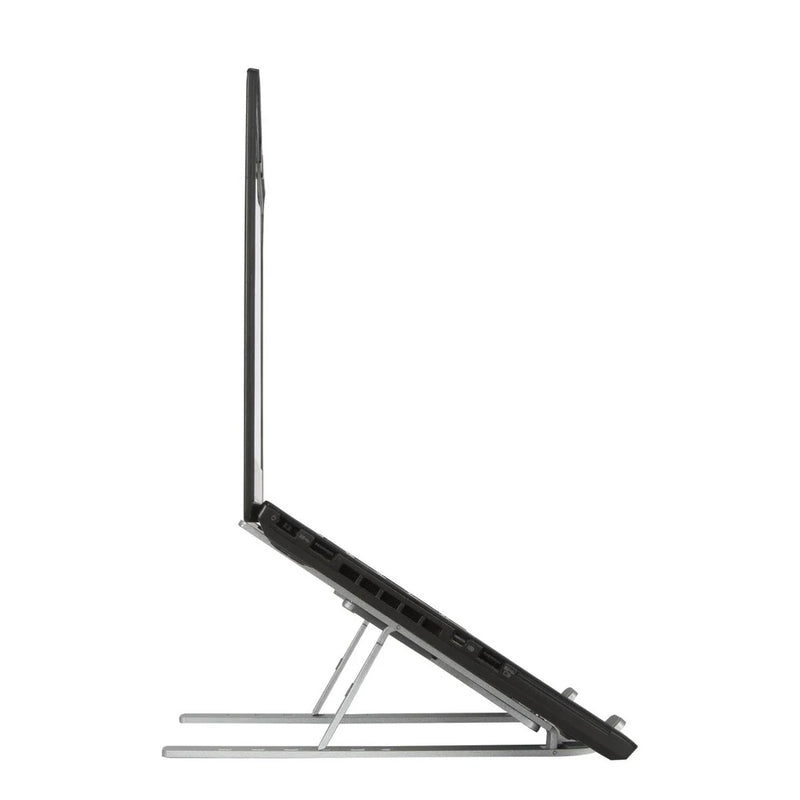 Targus - Targus Laptop/Tablet Portable Stand Ergonomic Aluminum Fits 10 - 15in Screens Foldable with Pouch - Silver