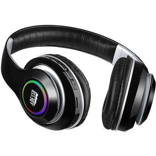 Adesso - Headset Bluetooth with Mic Noise Isolating 35mm Aux Cable Included - Black - Limolin 