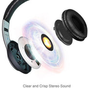 Adesso - Headset Bluetooth with Mic Noise Isolating 35mm Aux Cable Included - Black - Limolin 