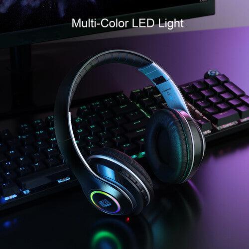 Adesso - Headset Bluetooth with Mic Noise Isolating 35mm Aux Cable Included - Black - Limolin 