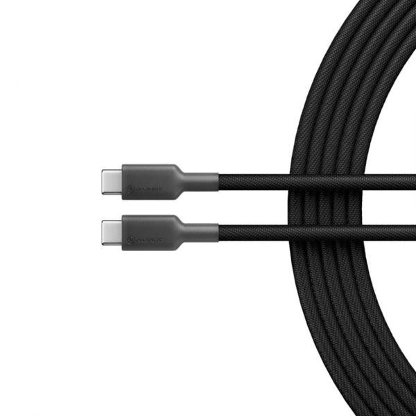 Alogic - Charge & Sync USB-C to USB-C Cable 3ft Elements Pro 480Mbps - Black X - Limolin 