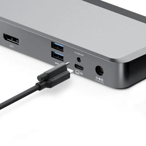 Alogic -DX2 Dual 4K Display Universal Docking Station - with 65W Power Delivery - Limolin 