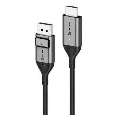 Alogic - DisplayPort Male to HDMI Male Cable 6ft 4K Ultra HD 60Hz 6ft - Space Grey - Limolin 