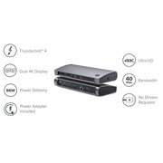 Alogic - Docking Station - Thunderbolt 4 BLAZE - Limolin 