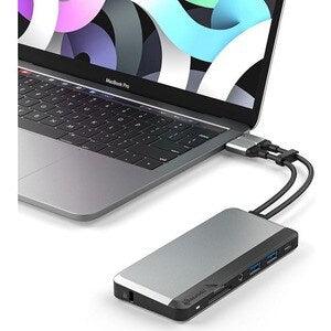 Alogic - Docking Station - USB-C Dual Display 10-in-1 Super Dock - Limolin 