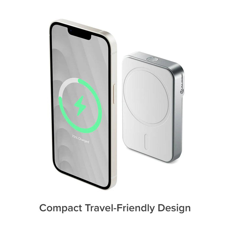 Alogic -Matrix Universal Magnetic Power Bank 5000mAh - white - Limolin 
