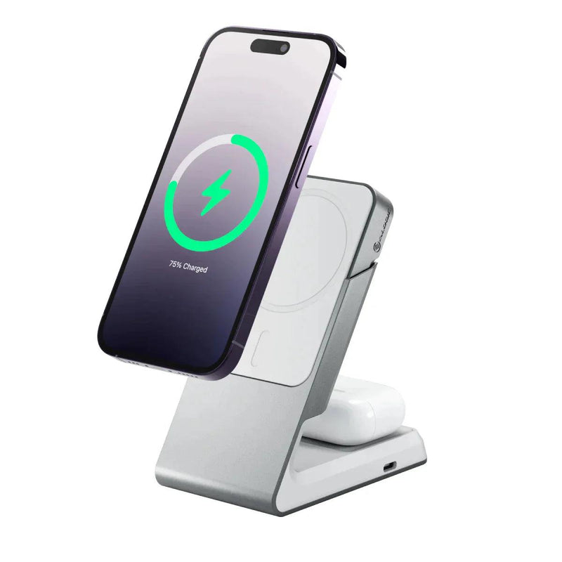 Alogic - Qi Charging Stand / Matrix 2-In-1 Universal Magnetic Charging Dock - Limolin 