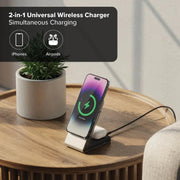 Alogic - Qi Charging Stand / Matrix 2-In-1 Universal Magnetic Charging Dock - Limolin 