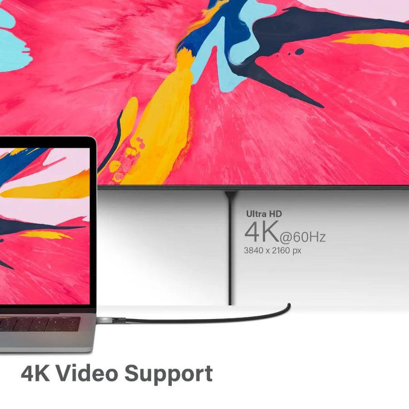 Alogic - USB-C (Male) to HDMI (Male) Cable - Ultra Series - 4K 60Hz - Space Grey - Limolin 
