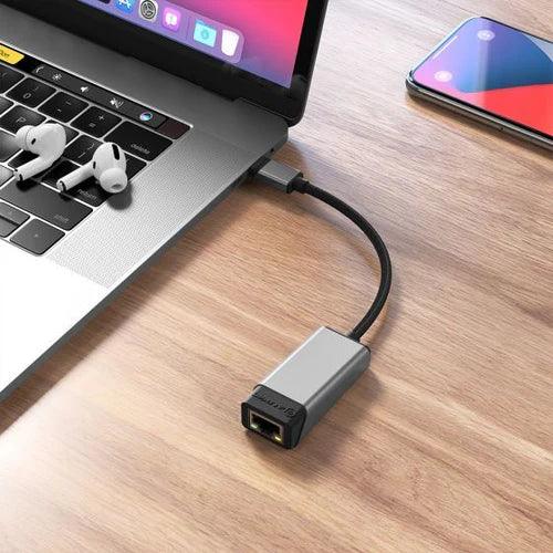 Alogic - Ultra USB-C (Male) to RJ45 Gigabit Ethernet (Female) Adapter - Limolin 