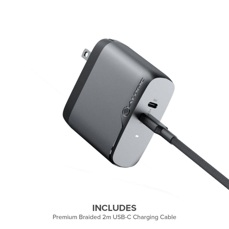 Alogic - Wall Charger - 2 Port 68W GaN Charger - Includes 2m USB-C Cable - Limolin 