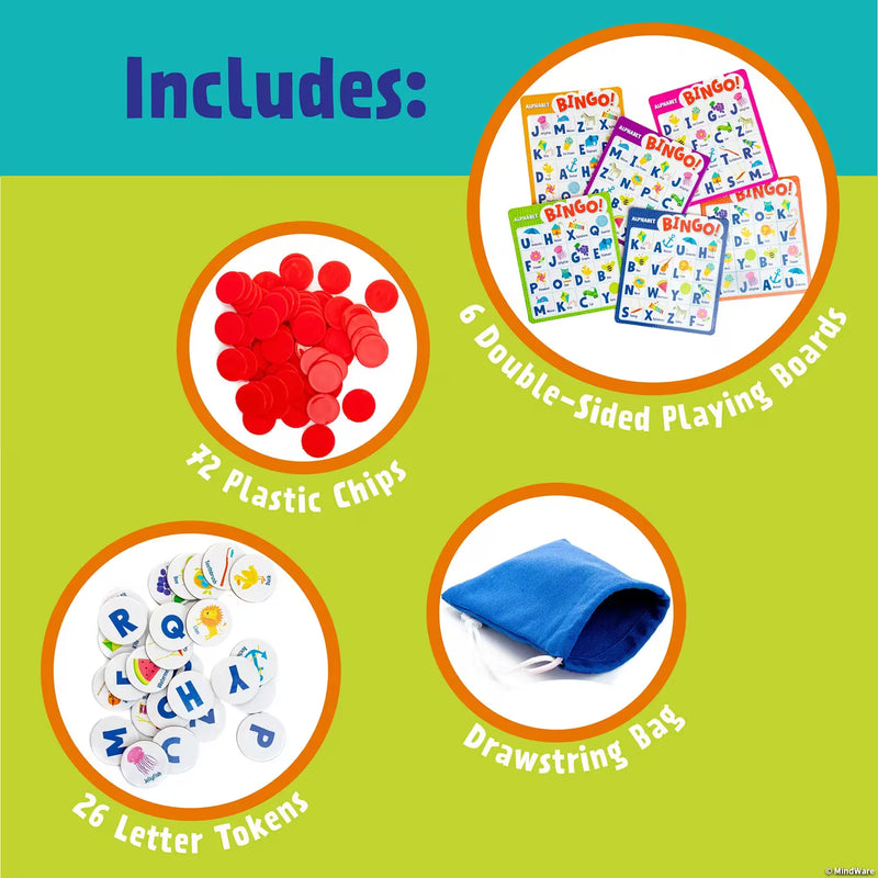 PEACEABLE KINGDOM - ALPHABET BINGO BOARD GAME