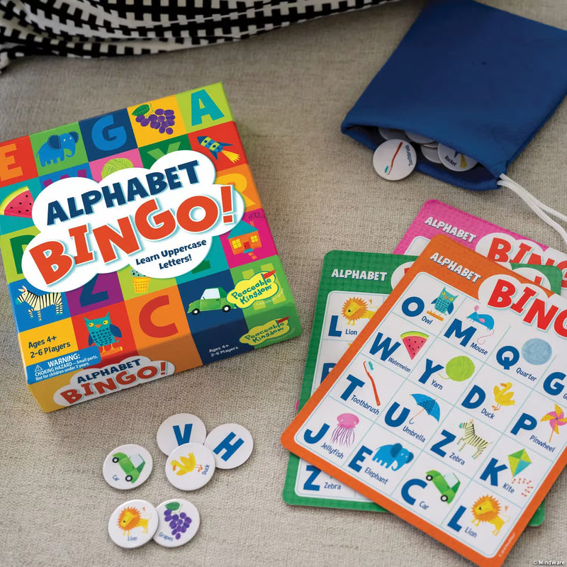 PEACEABLE KINGDOM - ALPHABET BINGO BOARD GAME