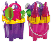 Androni - Beach Set - Glitter Castle - 6 Pcs - Limolin 