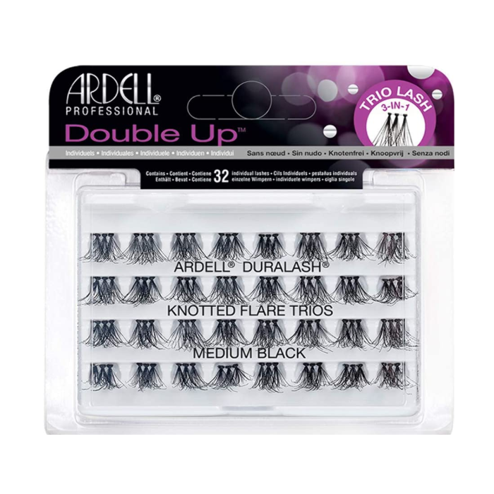 Ardell - Cils Double Up Trio Individual Medium Black - Limolin 