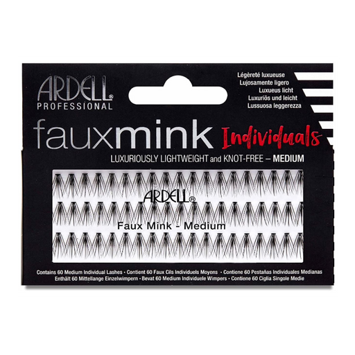Ardell - Cils Faux Mink Individual Clusters Medium Black - Limolin 