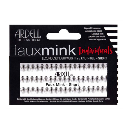 Ardell - Cils Faux Mink Individual Clusters Short Black - Limolin 