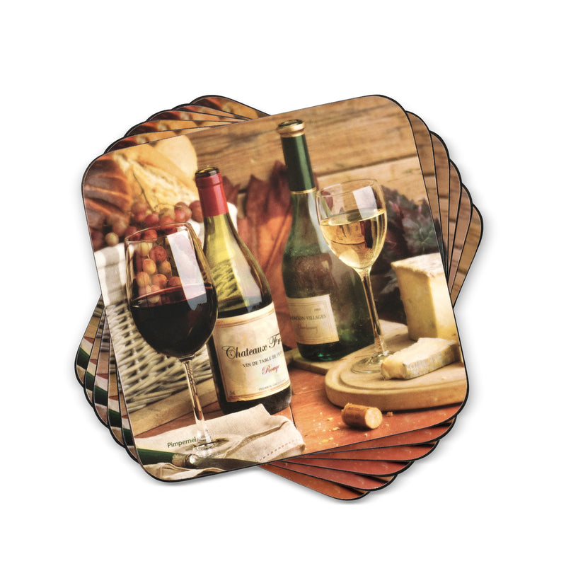 Pimpernel - Artisanal Wine Coasters (Set of 6)