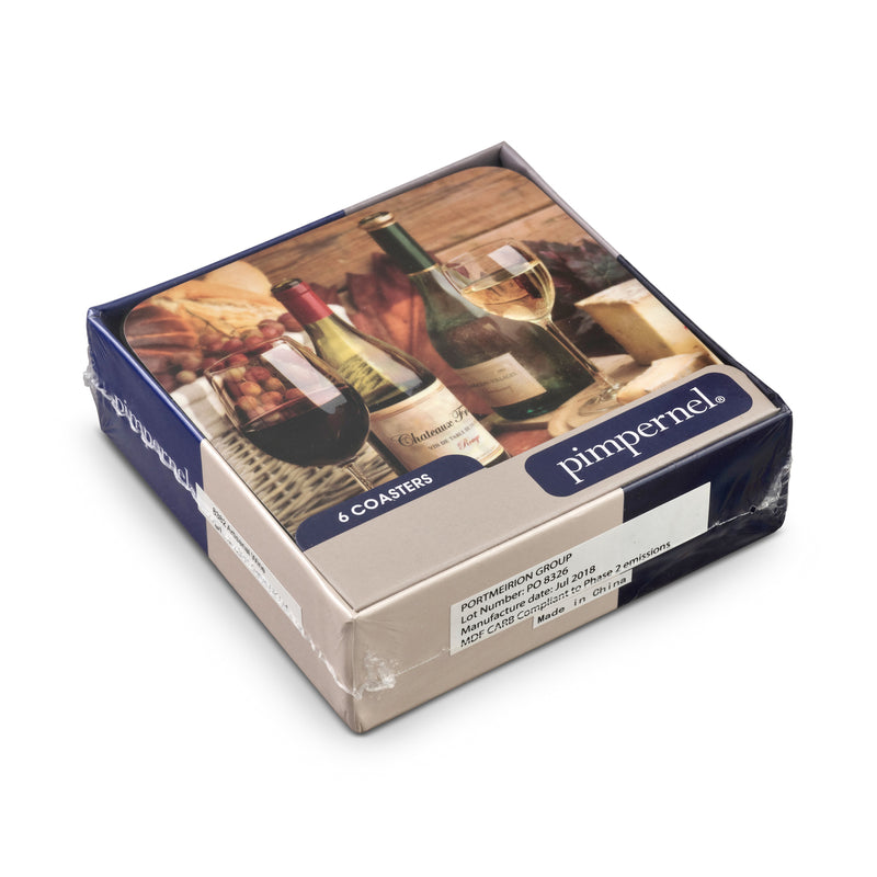 Pimpernel - Artisanal Wine Coasters (Set of 6)