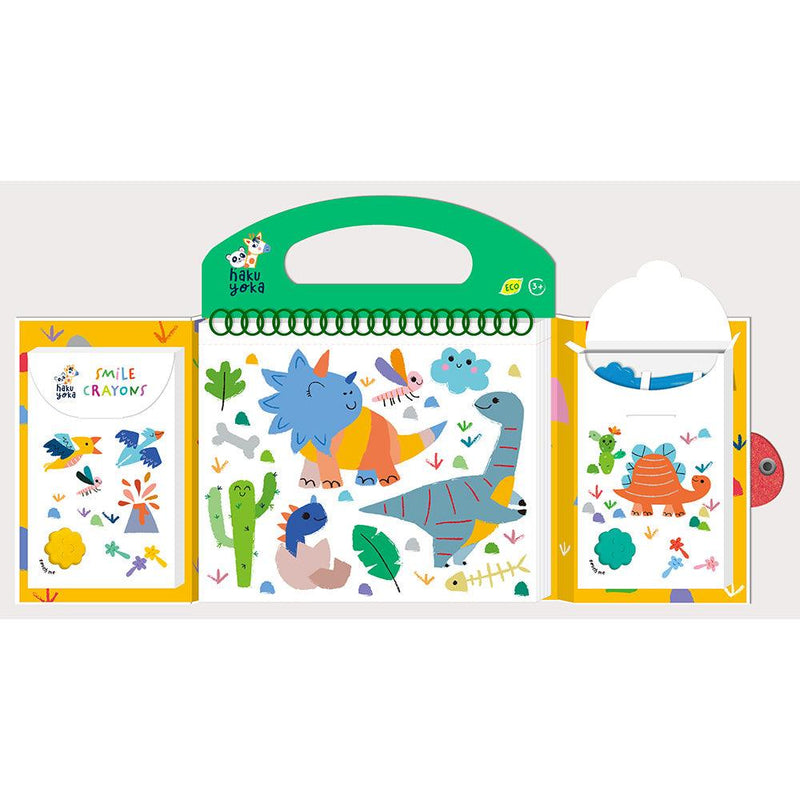 Avenir - Haku Yoka My First Coloring Kit - Dino Friends - Limolin 