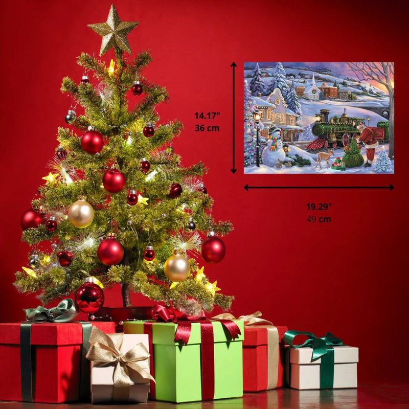 Clementoni - 500 Piece Puzzle - Christmas Train