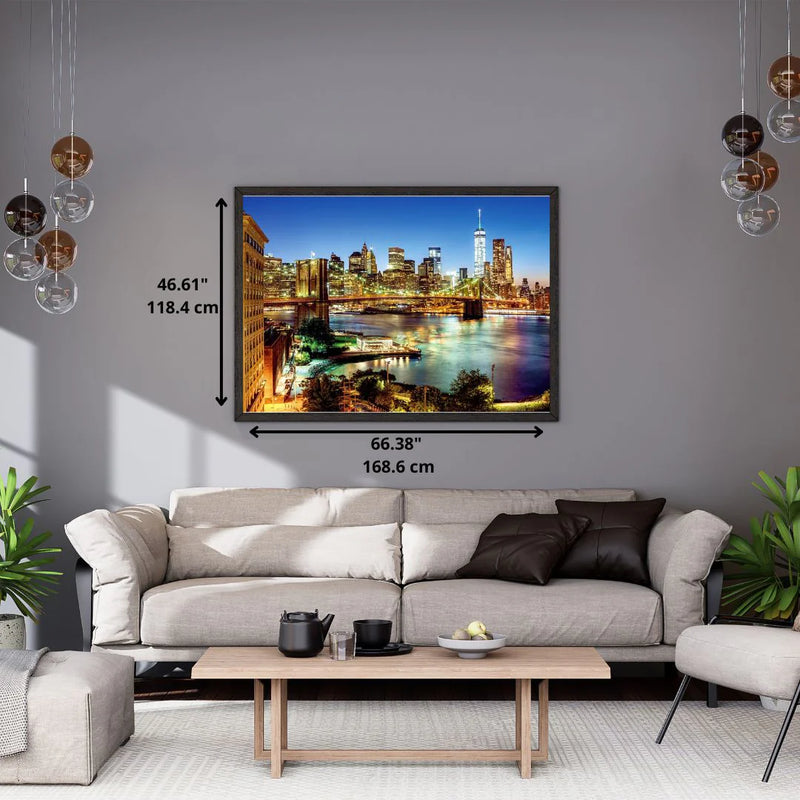 Clementoni - 6000 Piece Puzzle - Brooklyn Bridge Lights
