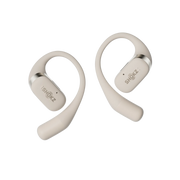 Shokz OpenFit beige open-ear wireless earbuds
