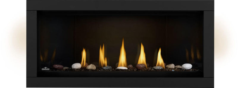 Napoleon - Ascent Linear Premium Natural Gas Fireplace - BLX56NTE (BLX56NTE) - product view. Shown with a finishing configuration; optional kits are sold separately.