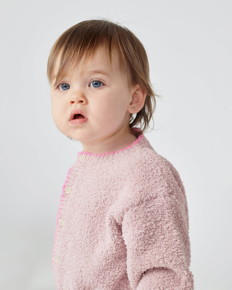 7AM - Boxy Long Sleeve Jumpsuit - Fuzzy