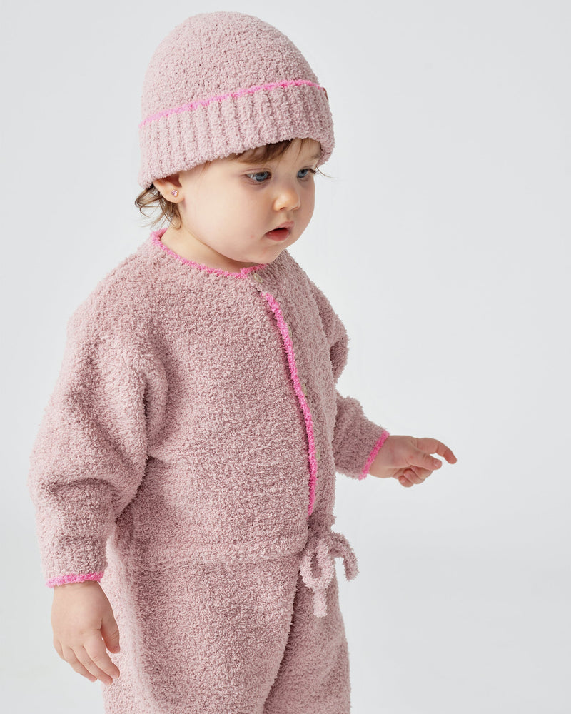 7AM - Boxy Long Sleeve Jumpsuit - Fuzzy