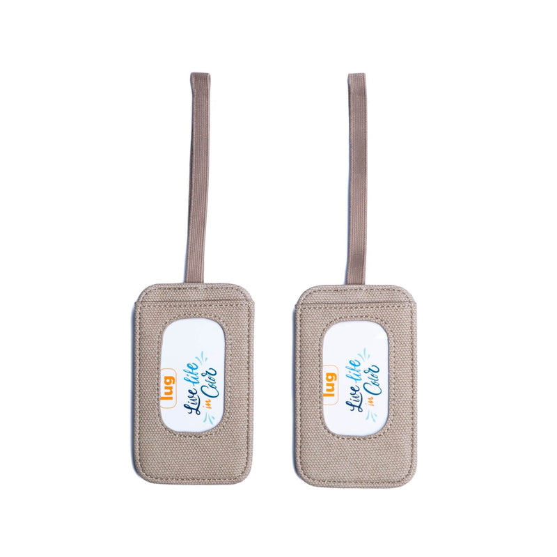 LUG - Baggage Claim Matte Luxe VL Luggage Tag 2PC Set