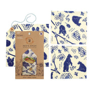 Bees Wrap - Bee's & Bears Lunch Pack 3/St Assorted Sizes - Limolin 