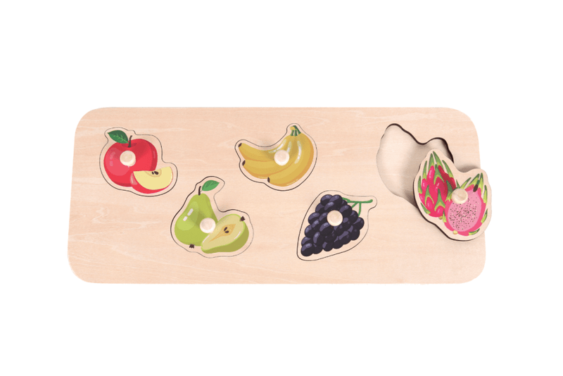 Beleduc - Fruits Knob Puzzle - Limolin 