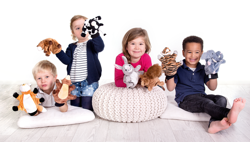 Beleduc - Handpuppet - Tiger - Limolin 