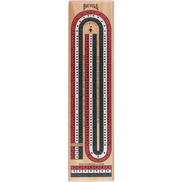 Bicycle - Cribbage Board - 3 Track - Color - Limolin 