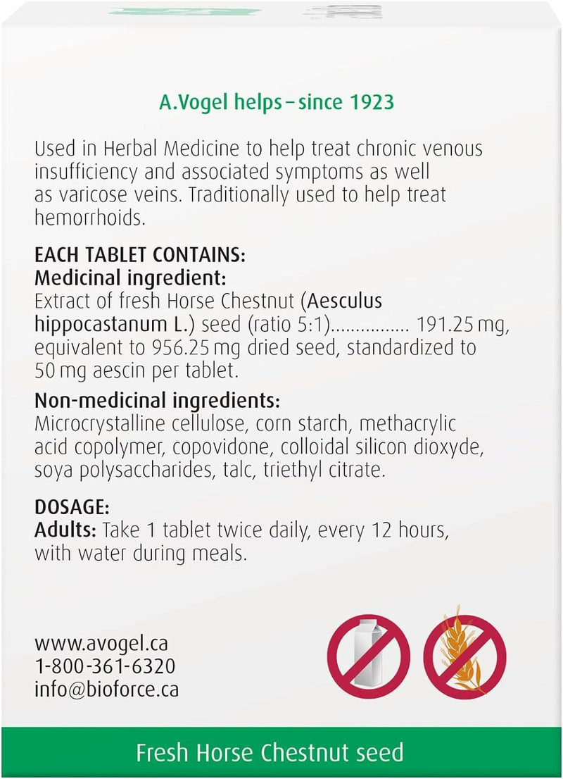 BioForce - AVogel Remedies, VENAFORCE EXTRA - VEinS, LEGS, 30 TABS - Limolin 