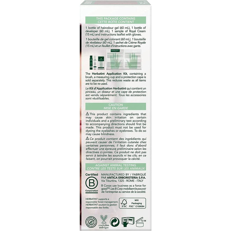 BioForce - Herbatint - Permanent Hair Color - N6 Dark Blonde - 135ml - Limolin 