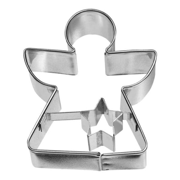 Birkmann - Cookie Cutter - Angel Geometric Cookie Cutter with Internal Detailing - Limolin 
