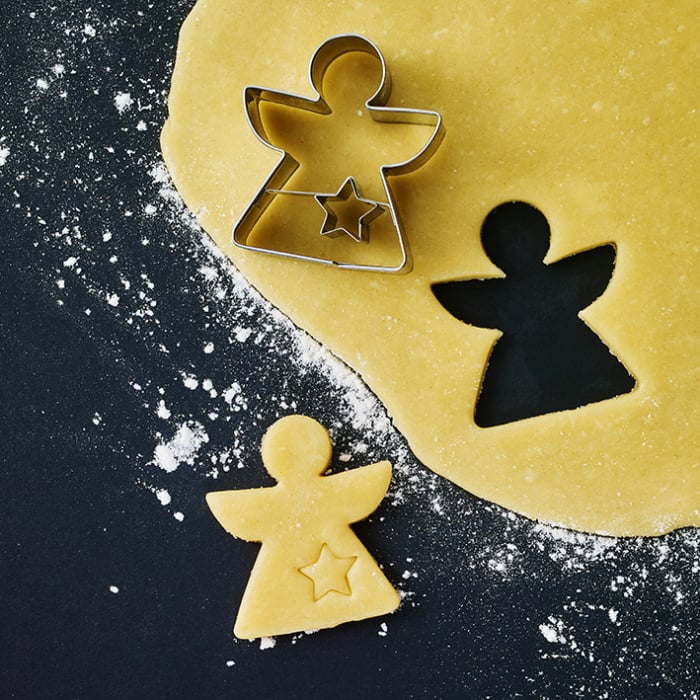 Birkmann - Cookie Cutter - Angel Geometric Cookie Cutter with Internal Detailing - Limolin 