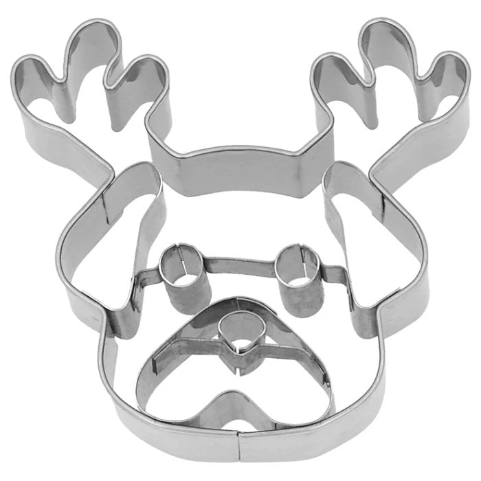 Birkmann - Cookie Cutter - Christmas Pug Cookie Cutter with Internal Detailing - Limolin 