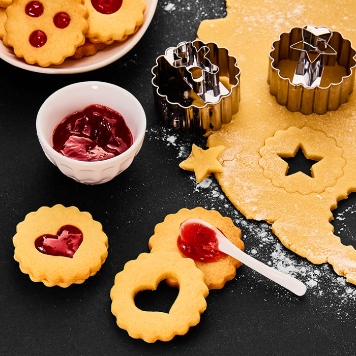 Birkmann - Cookie Cutter Linzer - Star Useable On Both Side with Bandero - Limolin 