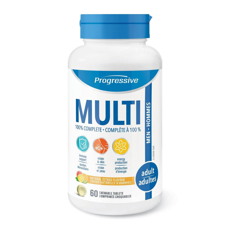 Body Plus - Chewable for Adult Men - 60 Tabs - Limolin 