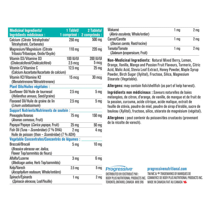 Body Plus - Complete Calcium for Kids - 60 Tab - Limolin 