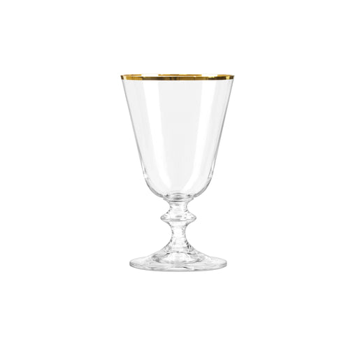 Bohemia Crystal - Bella Red Wine Glass with Gold rim - Limolin 