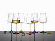 Bohemia Crystal - Rainbow Fresh Wine 600ml (Set of 6) Assorted - Limolin 