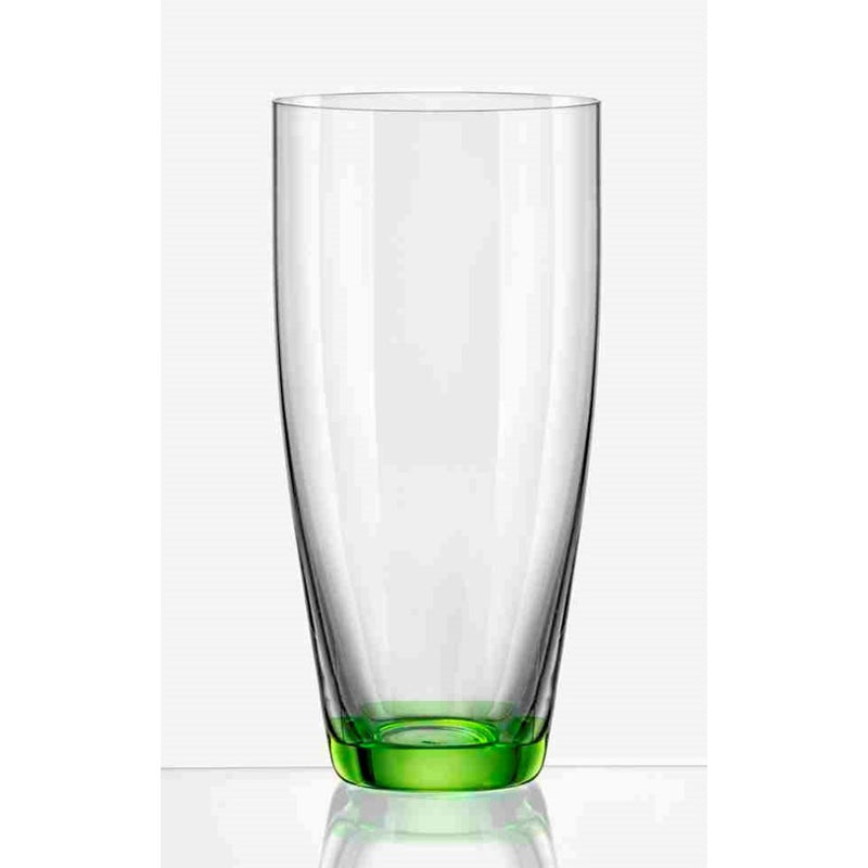 Bohemia Crystal - Rainbow vase green 250mm - Limolin 