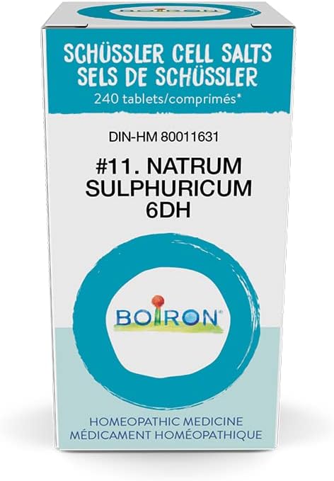 Boiron - #11 Natrum Sulphuricum 6DH Schüssler cell salts 240 tablets - Limolin 