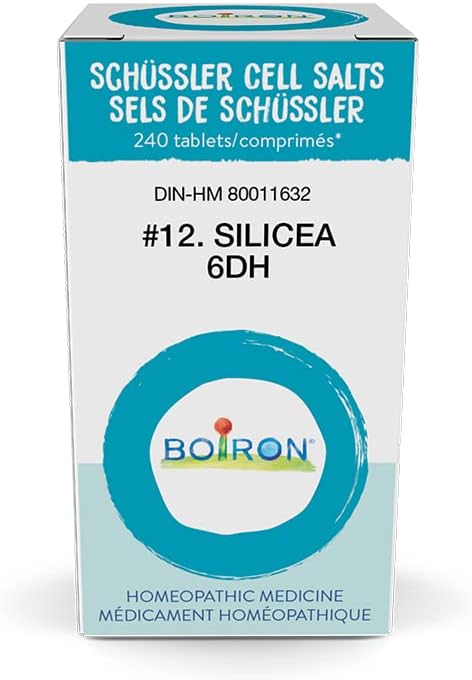 Boiron - #12 Silicea 6DH Schüssler cell salts 240 tablets - Limolin 