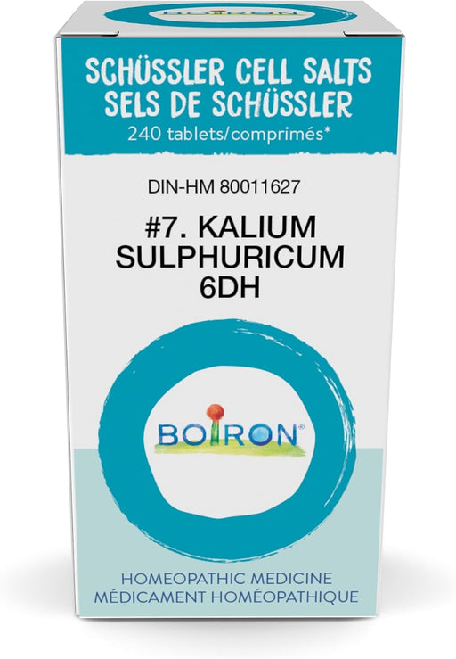 Boiron - #7 Kalium Sulphuricum 6DH Schüssler cell salts 240 tablets - Limolin 